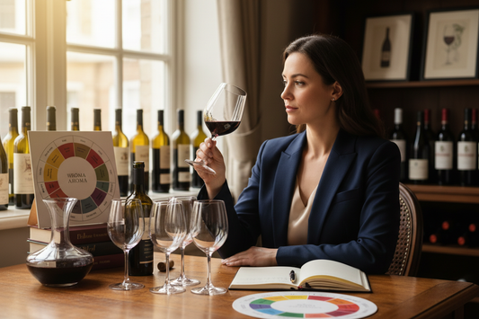 BAue eine Frau mit ein